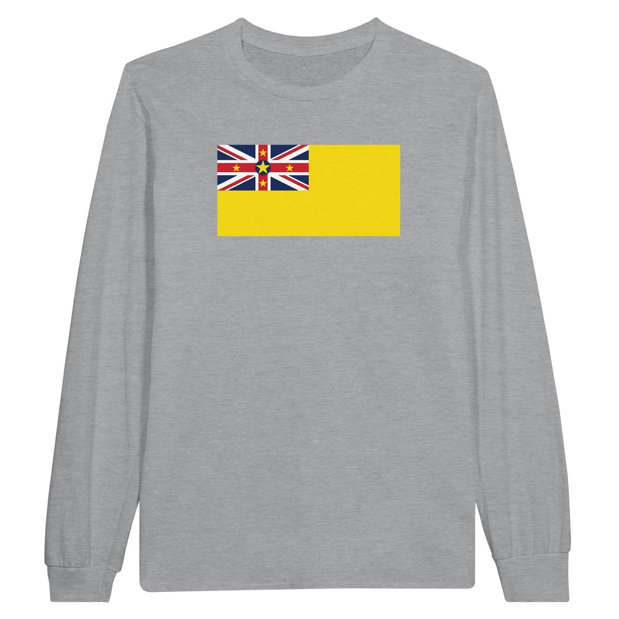 T-shirt manches longues niue couleur coton mélangé douce