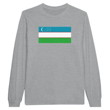 T-shirt manches longues ouzbékistan coton douceur exceptionnelle