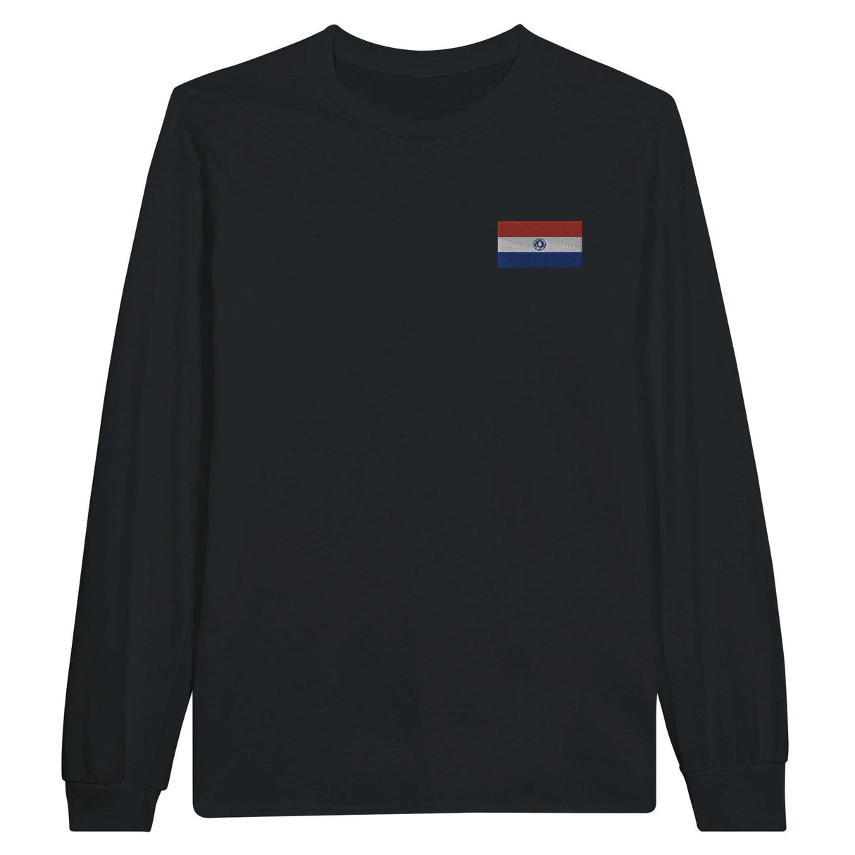 T-shirt manches longues paraguay broderie couleur coton doux