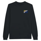 T-shirt manches longues pays-bas caraibéen coton brodé