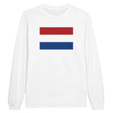T-shirt manches longues pays-bas coton mélangé imprimé