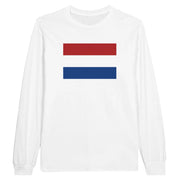 T-shirt manches longues pays-bas coton mélangé imprimé