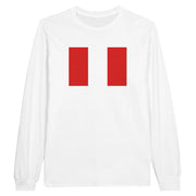 T-shirt manches longues pérou couleur coton mélangé doux