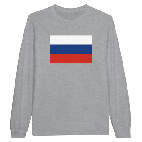 T-shirt manches longues russie coton mélangé douceur exceptionnelle