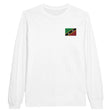 T-shirt manches longues saint-christophe broderie coton doux