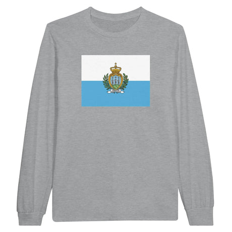 T-shirt manches longues saint-marin coton douceur exceptionnelle
