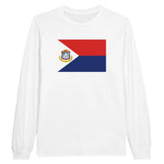 T-shirt manches longues saint-martin coton mélangé imprimé