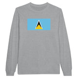 T-shirt manches longues sainte-lucie coton mélangé doux