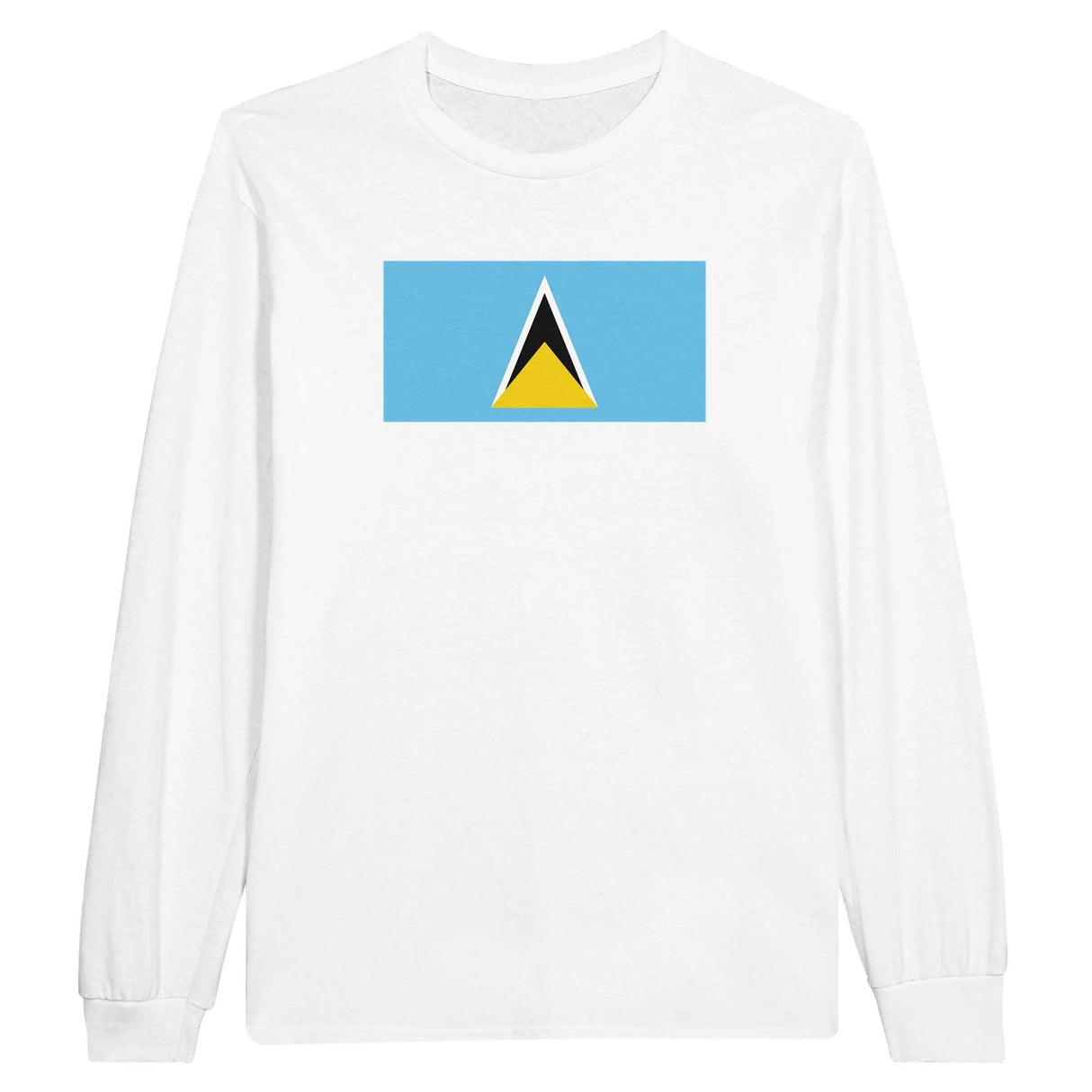 T-shirt manches longues sainte-lucie coton mélangé doux