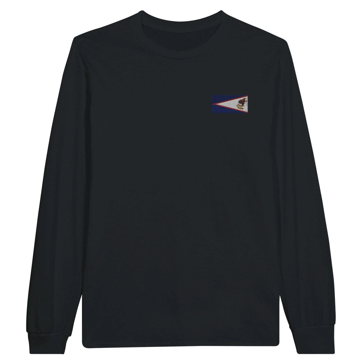 T-shirt manches longues samoa américaines broderie coton