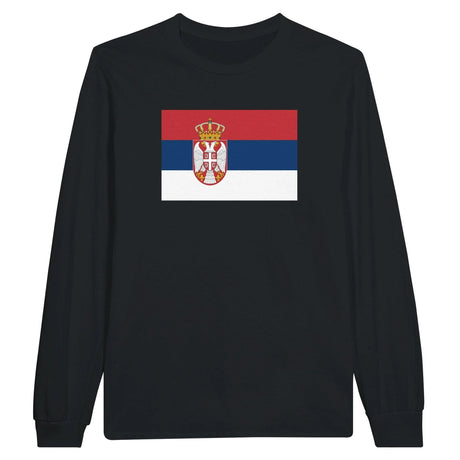 T-shirt manches longues serbie coton mélangé douceur exceptionnelle