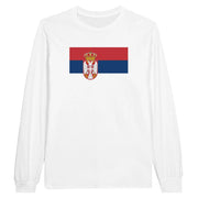 T-shirt manches longues serbie coton mélangé douceur exceptionnelle
