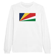 T-shirt manches longues seychelles coton mélangé imprimé