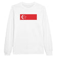 T-shirt manches longues singapour coton mélangé imprimé