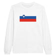 T-shirt manches longues slovénie coton mélangé imprimé