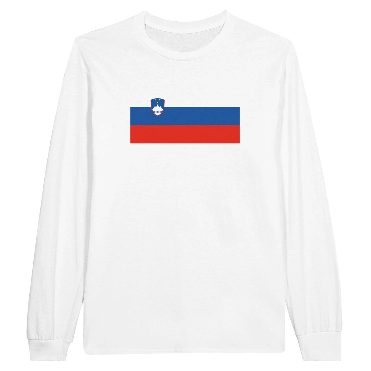 T-shirt manches longues slovénie coton mélangé imprimé