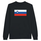 T-shirt manches longues slovénie coton mélangé imprimé
