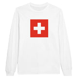 T-shirt manches longues suisse coton mélangé douceur exceptionnelle