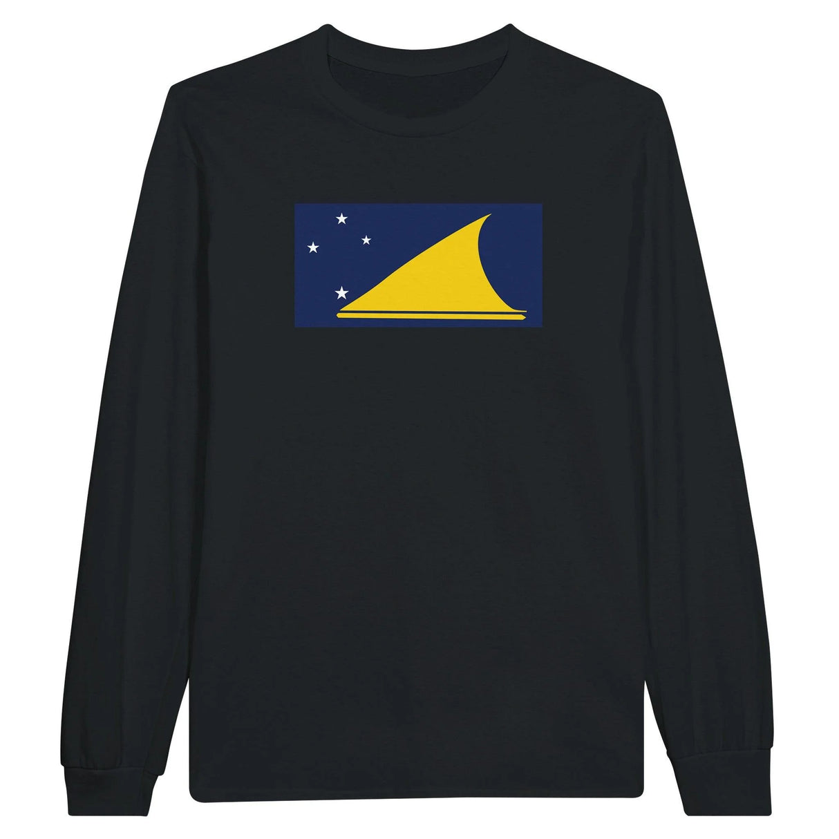 T-shirt manches longues tokelau couleur coton mélangé doux