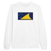 T-shirt manches longues tokelau couleur coton mélangé doux