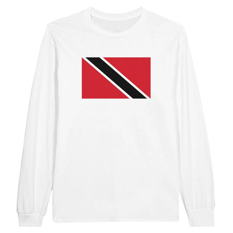 T-shirt manches longues trinité-et-tobago coton mélangé
