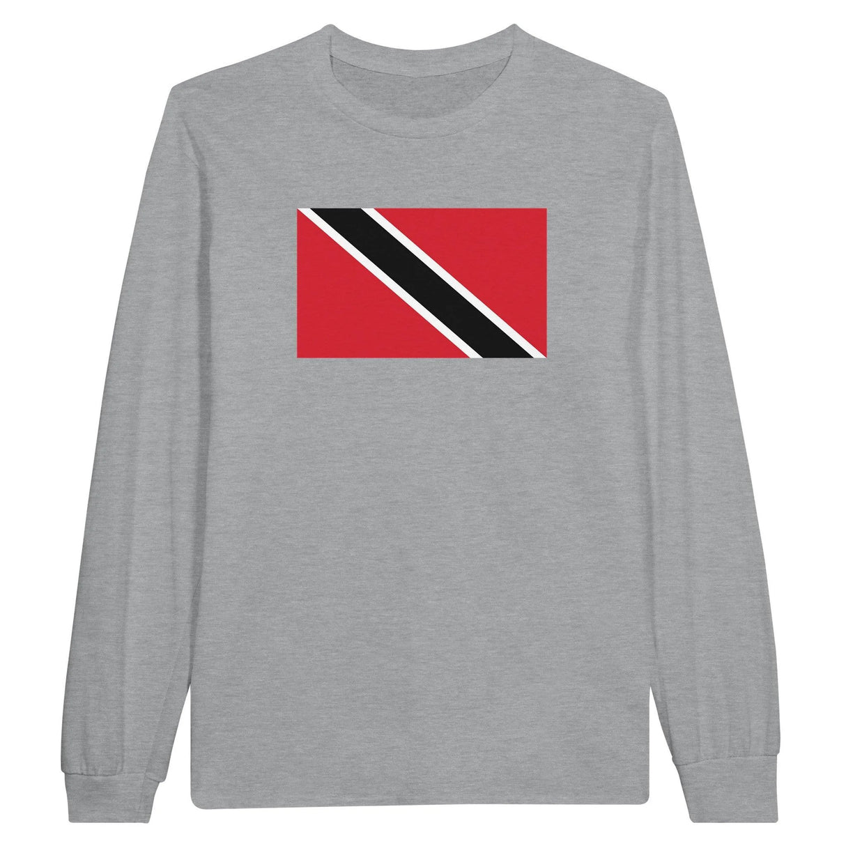T-shirt manches longues trinité-et-tobago coton mélangé