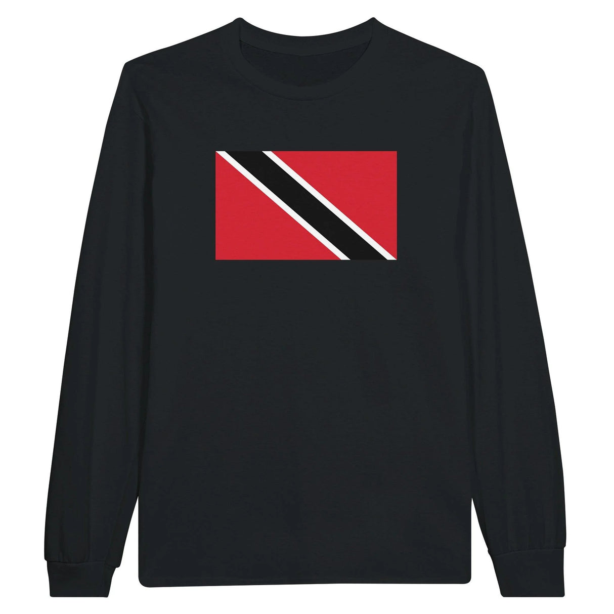 T-shirt manches longues trinité-et-tobago coton mélangé