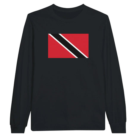 T-shirt manches longues trinité-et-tobago coton mélangé