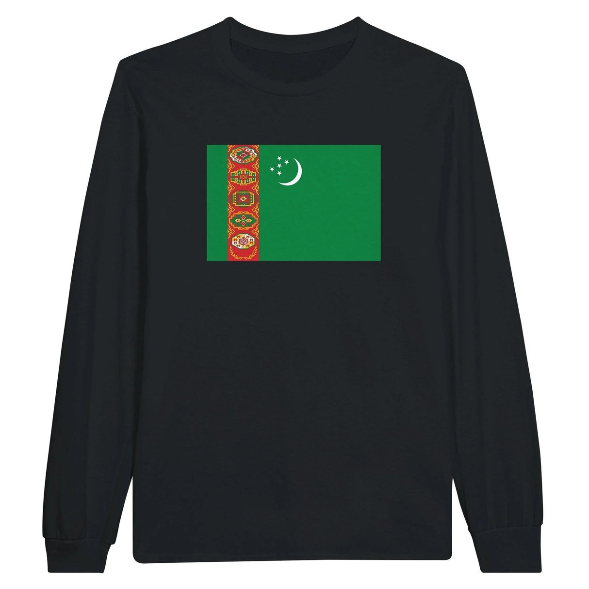 T-shirt manches longues turkménistan coton mélangé doux