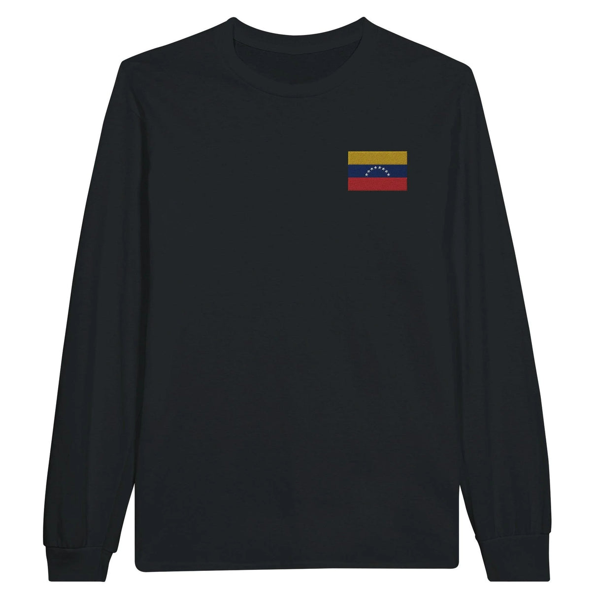 T-shirt manches longues venezuela coton doux broderie couleur