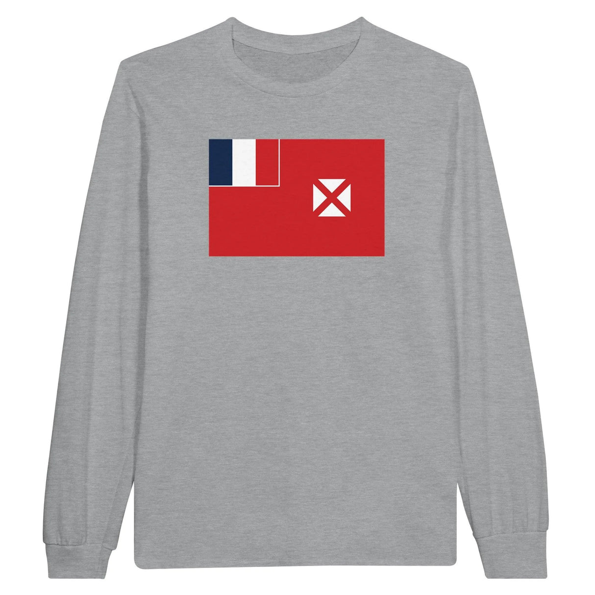 T-shirt manches longues wallis-et-futuna coton mélangé
