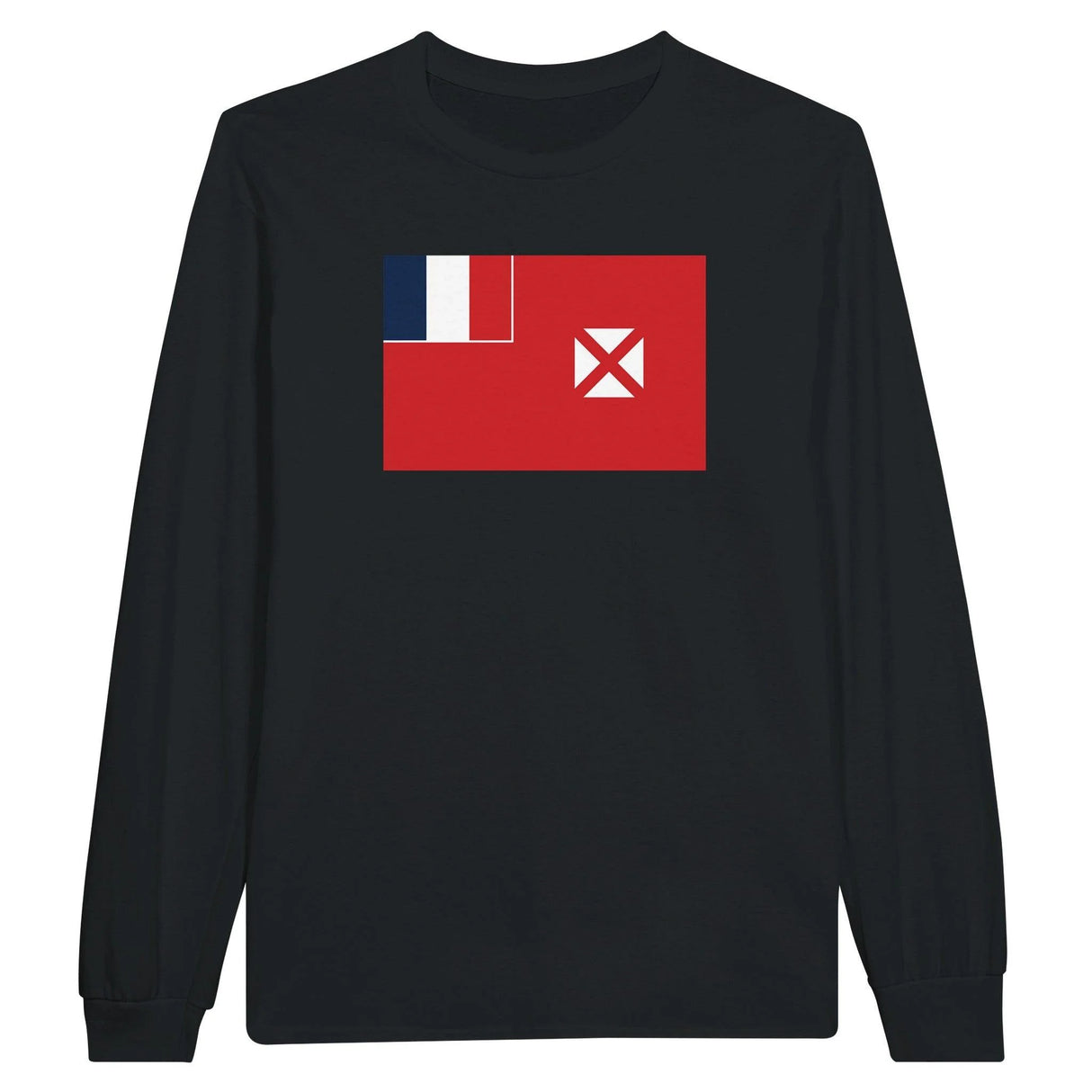 T-shirt manches longues wallis-et-futuna coton mélangé