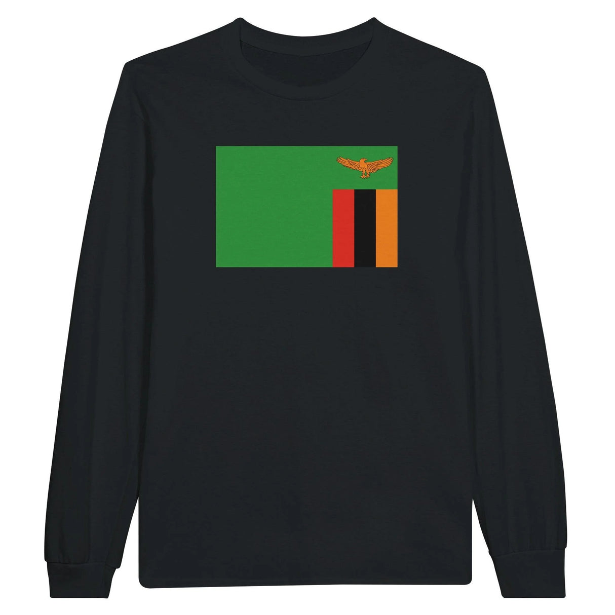 T-shirt manches longues zambie couleur coton mélangé doux