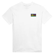 T-shirt nouvelle-calédonie broderie couleur coton mélangé