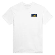 T-shirt tokelau broderie couleur en coton épais mélangé