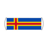 Bannière de défilement Drapeau d'Åland - Pixelforma 