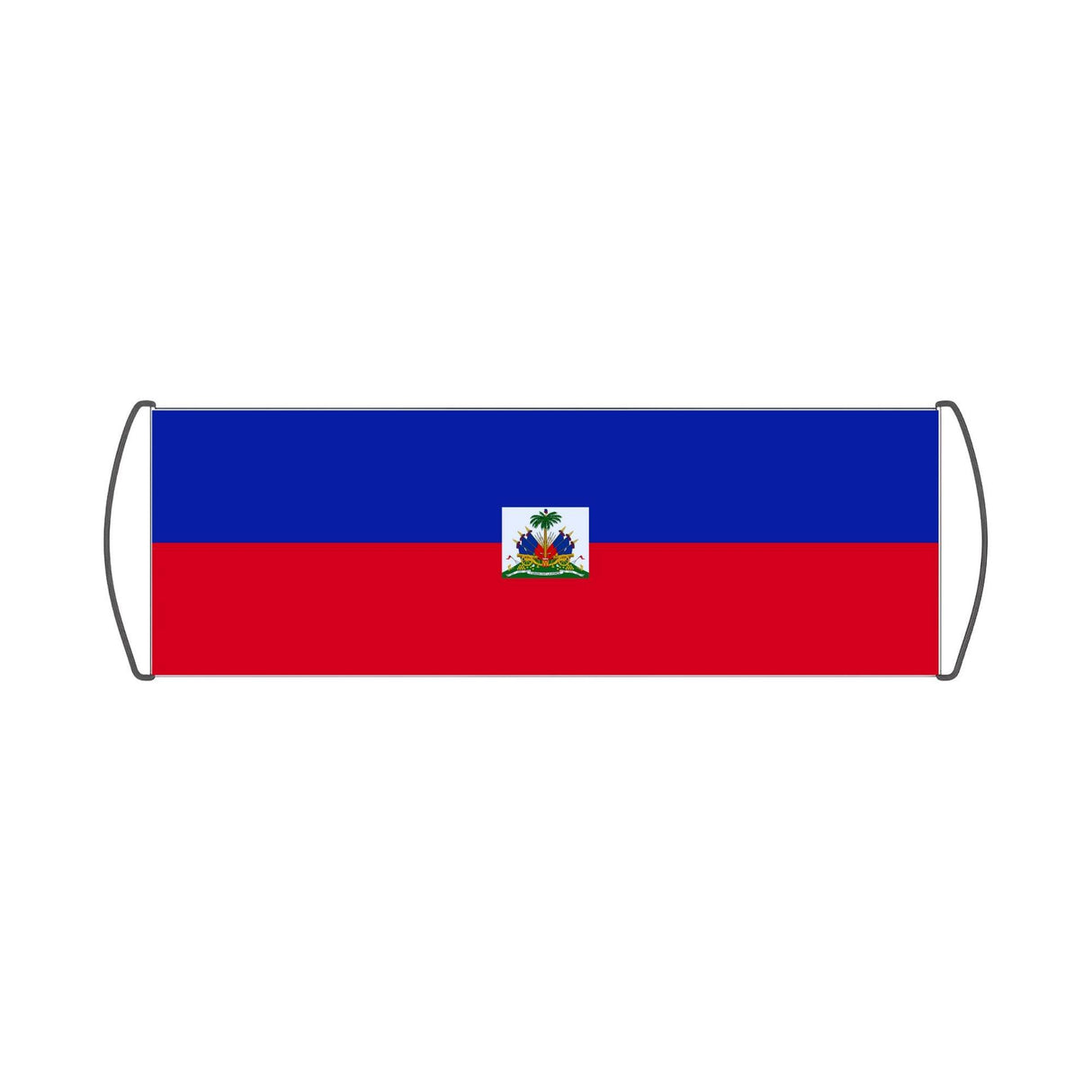 Bannière de défilement Drapeau d'Haïti - Pixelforma 