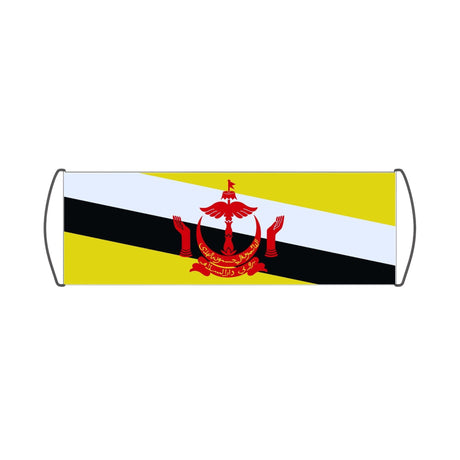 Bannière de défilement Drapeau de Brunei - Pixelforma 
