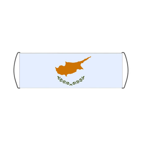 Bannière de défilement Drapeau de Chypre - Pixelforma 