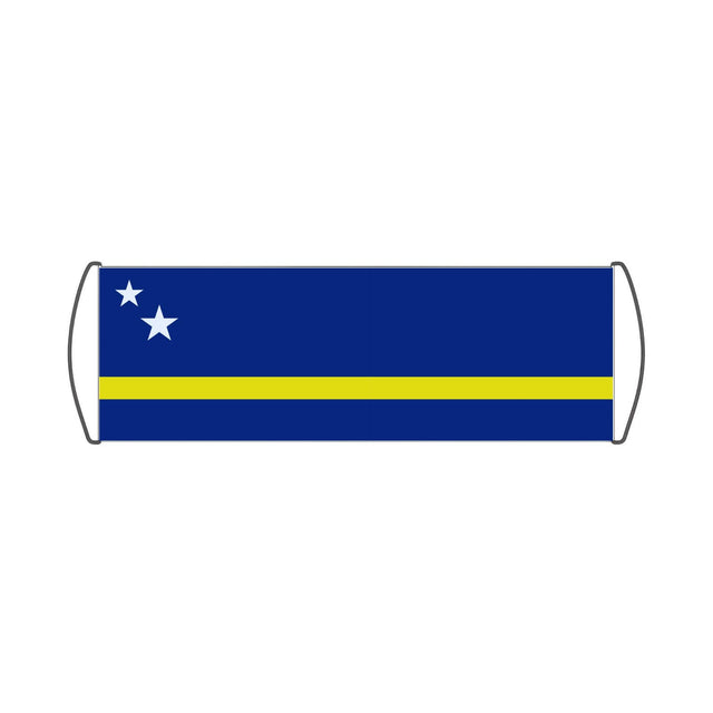 Bannière de défilement Drapeau de Curaçao - Pixelforma 