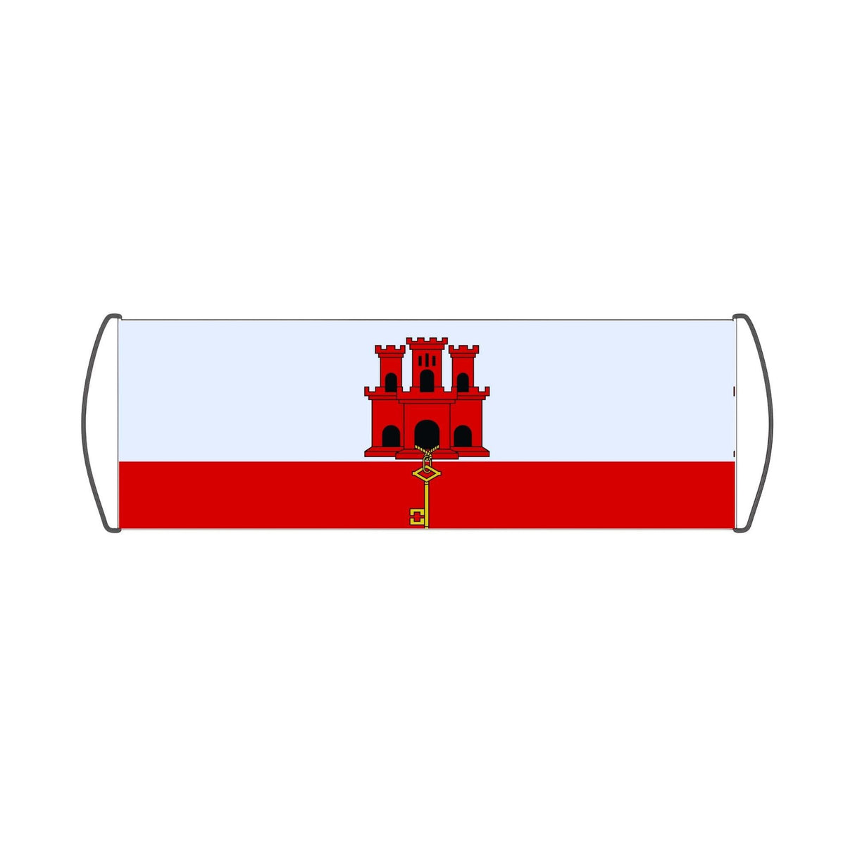 Bannière de défilement Drapeau de Gibraltar - Pixelforma 
