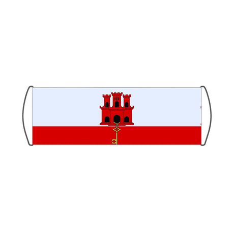 Bannière de défilement Drapeau de Gibraltar - Pixelforma 