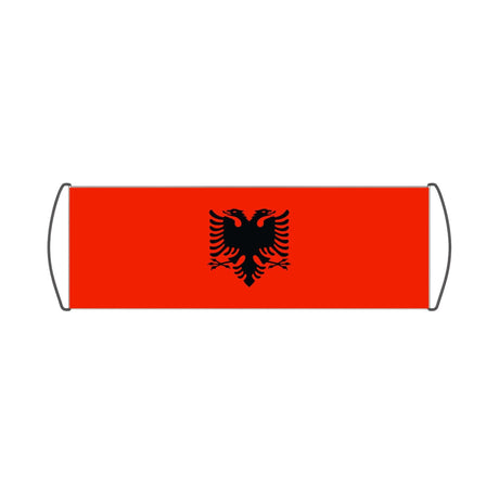 Bannière de défilement Drapeau de l'Albanie - Pixelforma 