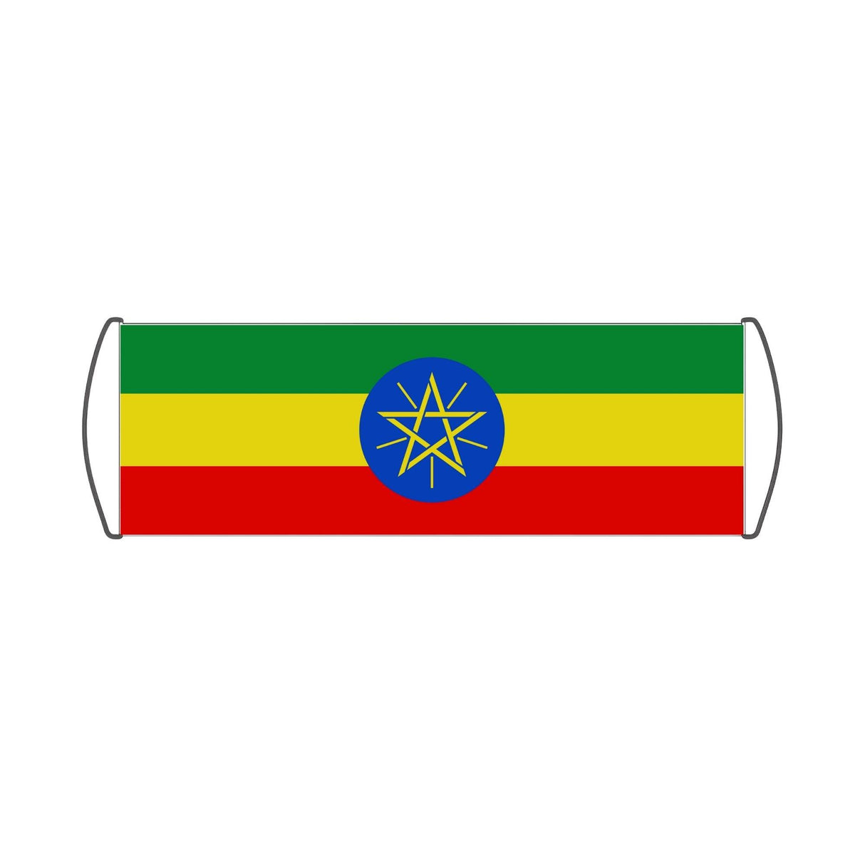 Bannière de défilement Drapeau de l'Éthiopie - Pixelforma 