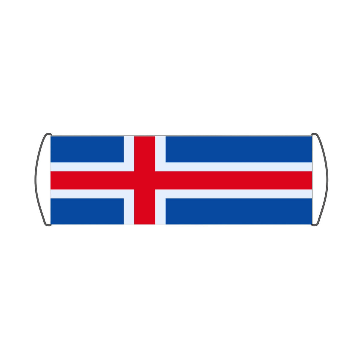 Bannière de défilement Drapeau de l'Islande - Pixelforma 