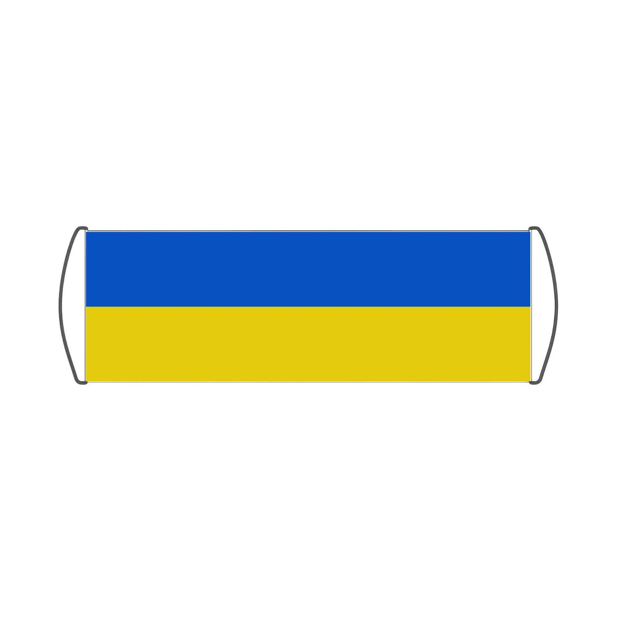 Bannière de défilement Drapeau de l'Ukraine - Pixelforma 