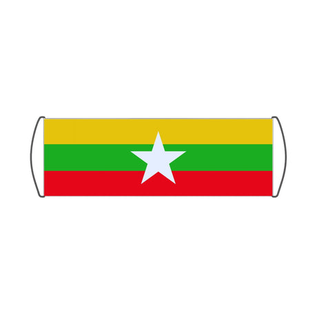Bannière de défilement Drapeau de la Birmanie - Pixelforma 