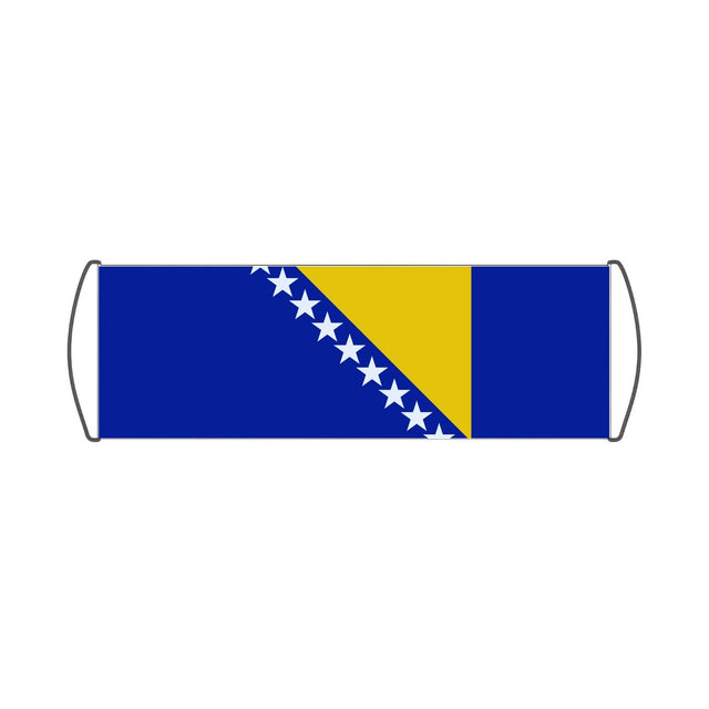 Bannière de défilement Drapeau de la Bosnie-Herzégovine - Pixelforma 