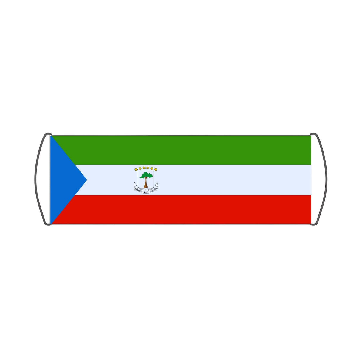 Bannière de défilement Drapeau de la Guinée équatoriale - Pixelforma 