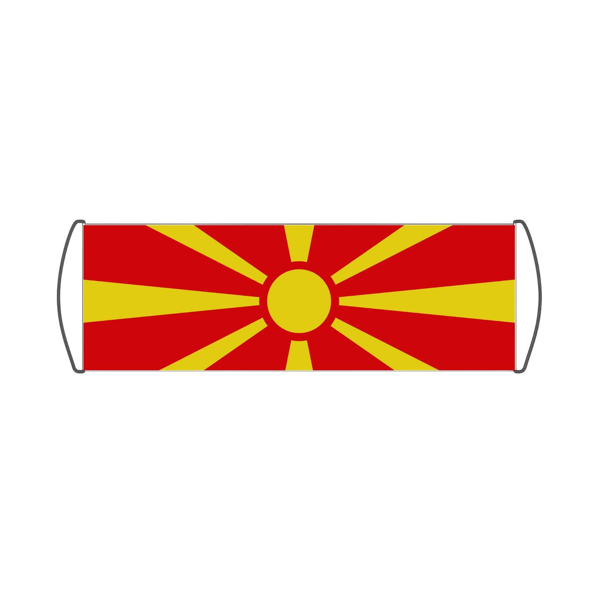 Bannière de défilement Drapeau de la Macédoine du Nord - Pixelforma 